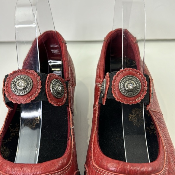 Taos Mary Jane red leather women’s size 7 - Picture 4 of 12